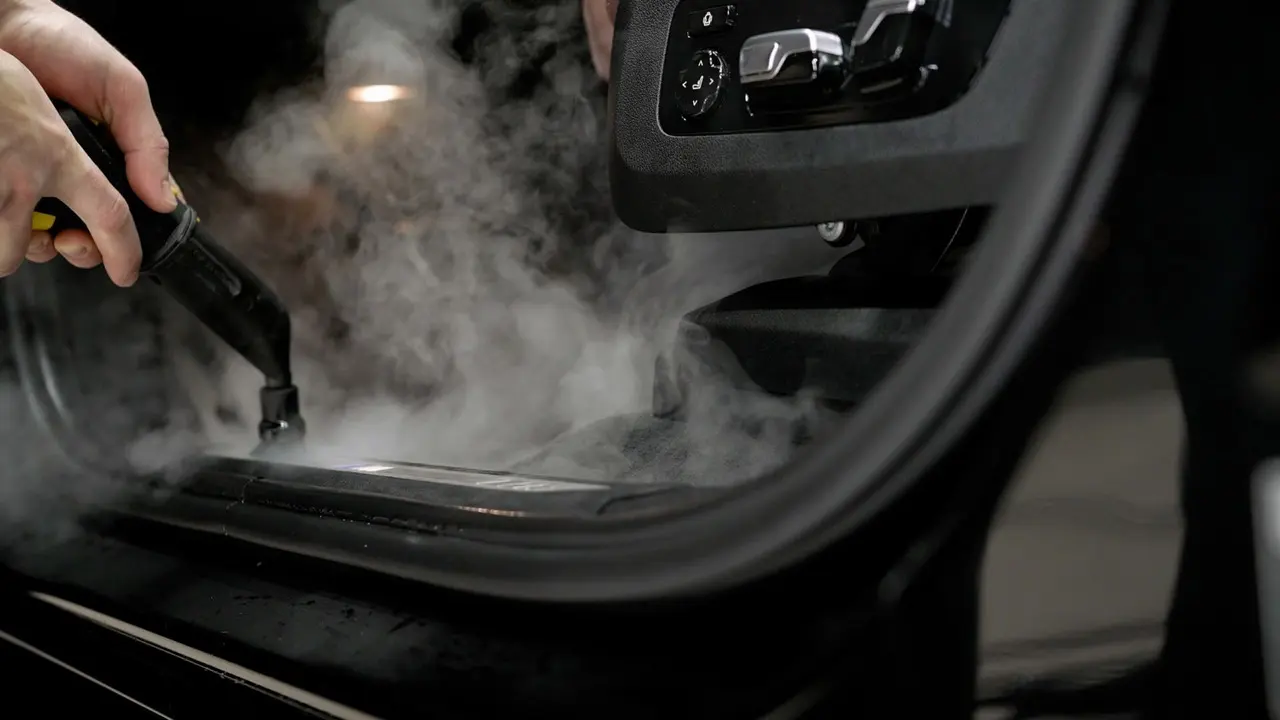Deep cleaning and extraction of upholstery