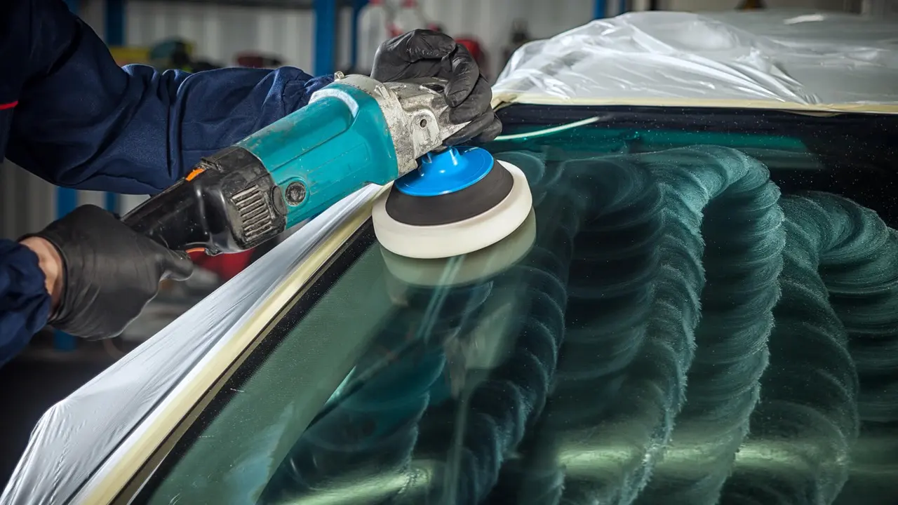 Glass polishing