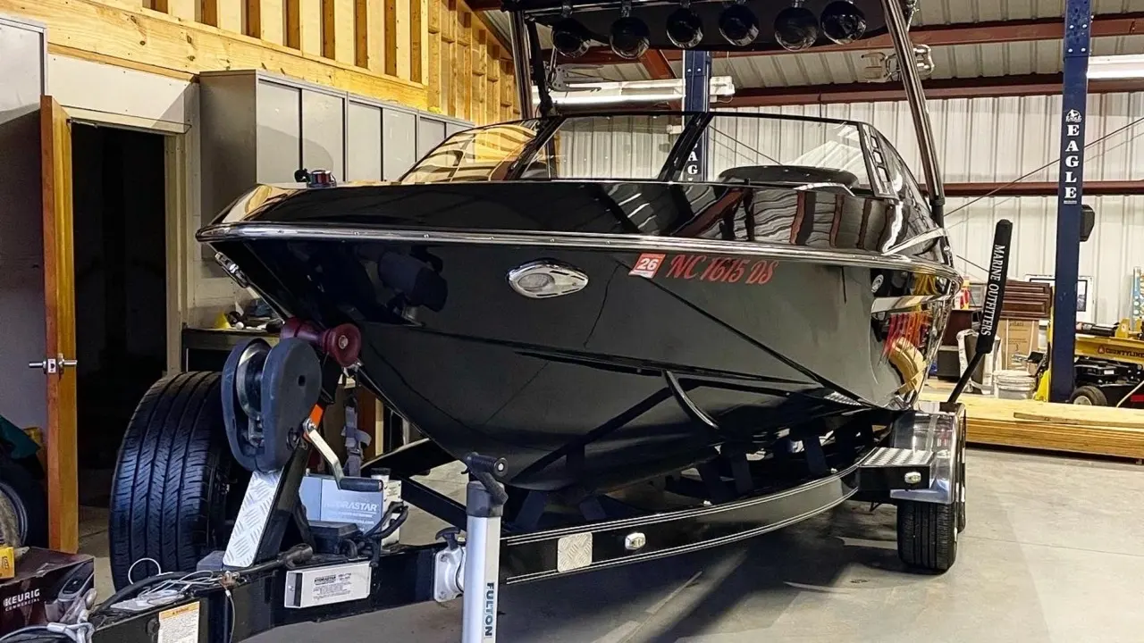 Boat in the bay for a multi-year coating
